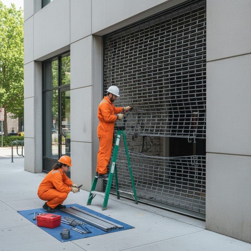 Security Grille Installation